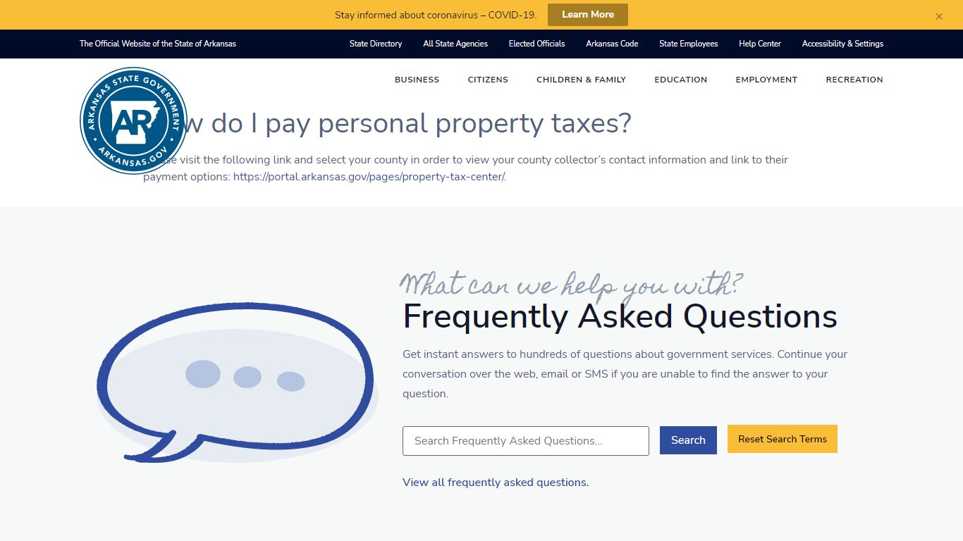 How do I pay personal property taxes? - Arkansas.gov